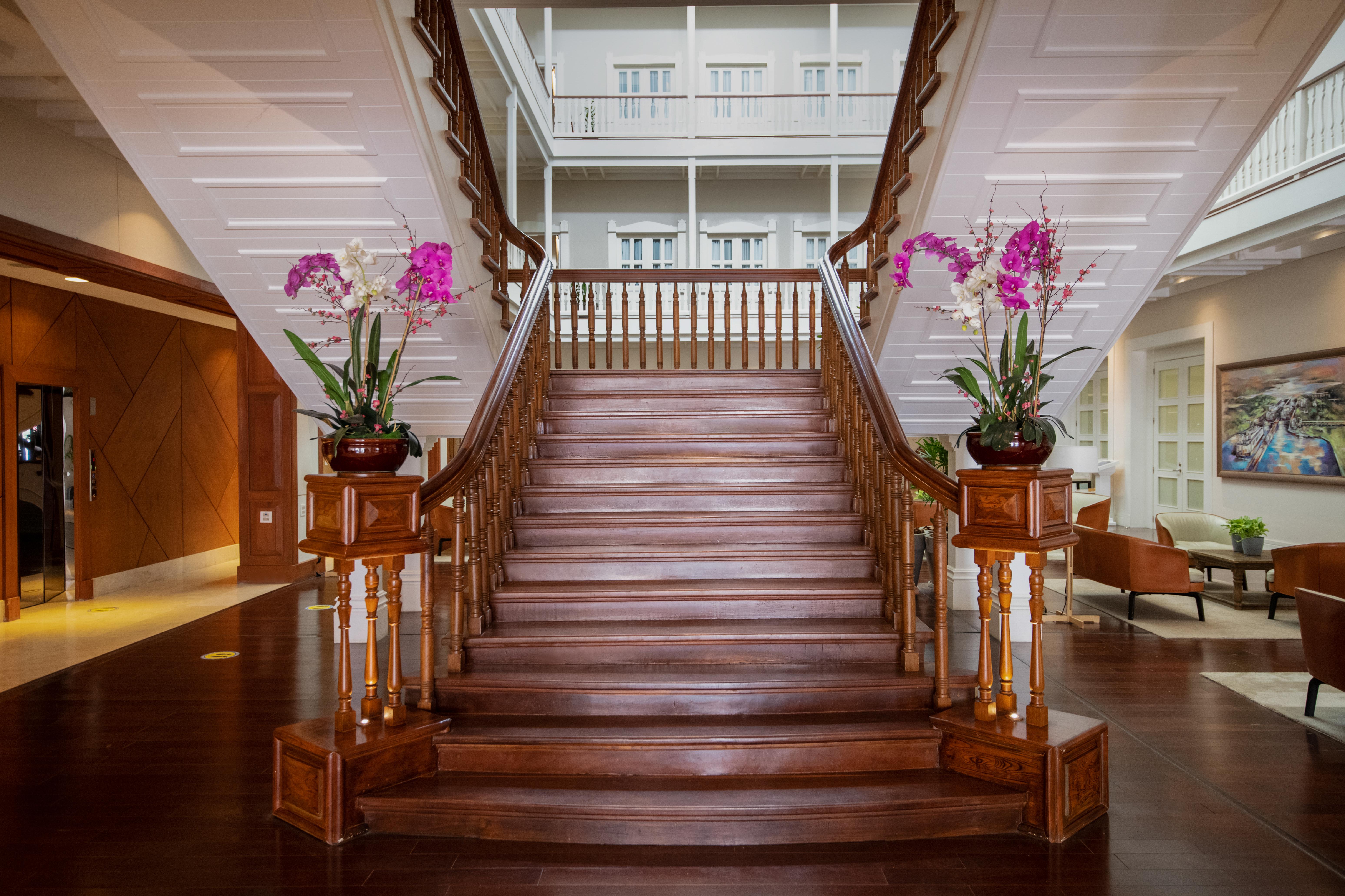 Central Hotel Panama Casco Viejo Exteriör bild The staircase at the main entrance